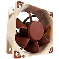 Noctua NF-A6x25 FLX case fan Bruin/wit, 3-Pin-aansluiting, 4-Pin-adapter