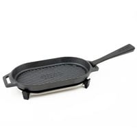 Ooni Cast Iron Grizzler Pan bak-/braadpan Zwart/roestvrij staal