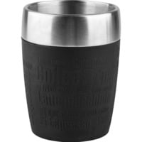 Emsa TRAVEL CUP Thermosbeker Zwart/roestvrij staal, 0,2 Liter