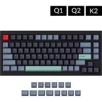 Keychron JM-43 OEM Dye-Sub PBT Keycap Set - Hacker keycaps Donkerblauw/lichtblauw