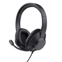Trust Ayda Max USB Pc-headset Bedraad over-ear  Zwart, USB, microfoon met mute, verstelbare hoofdband 