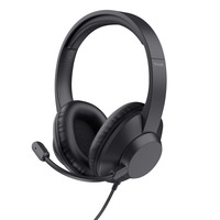 Trust Ayda Max USB Pc-headset Bedraad over-ear  Zwart, USB, microfoon met mute, verstelbare hoofdband 