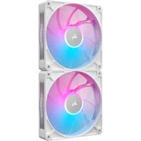 Corsair iCUE LINK RX140 MAX RGB 140mm PWM Thick Fans Starter Kit case fans Wit, 2 stuks, 140 x 140 x 30 mm