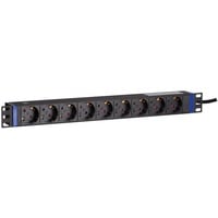 DSI 19 inch 9 voudige stekkerdoos stekkerdoos Zwart