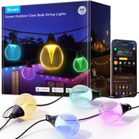 Govee Lichtslinger met helder lampen voor buiten - 1-pack verlichting Zwart, 15 meter