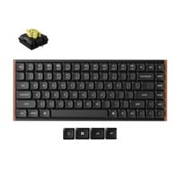 Keychron K3 Ultra 8K Wireless Custom Mechanical Keyboard Zwart, US lay-out (QWERTY), Keychron Milk POM Banana, 75%, RGB leds, LSA Double-shot PBT, USB-C | 2.4 GHz | Bluetooth 5.2