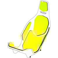 Res-Tech X1 Carbon Seat gamestoel Geel