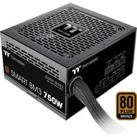 Thermaltake Smart BM3 Bronze 750W voeding Zwart, 4x PCIe, 1x 12VHPWR, Kabel management