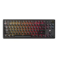 Corsair K70 CORE TKL RGB mechanisch gaming toetsenbord Zwart, US lay-out (QWERTY), Corsair MLX Red v2, 80% (TKL)	, RGB, ABS Double shot, Hot-swap