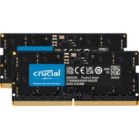 Crucial 64 GB DDR5-4800 (2x 32 GB) laptopgeheugen Zwart, CT2K16G48C40S5, SO-DIMM