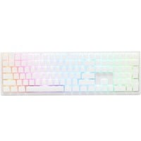 Ducky Zero 6108 Pure White, gaming toetsenbord Wit, US lay-out, Cherry MX2A Speed Silver, RGB leds, Double-shot PBT, hot swap, 2.4GHz | Bluetooth | USB-C