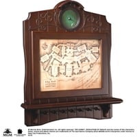 Noble Collection The Hobbit: Bag-end Map Plaque Key Holder decoratie Houtkleur