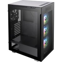 Thermaltake Divider 550 TG Ultra midi tower behuizing Zwart | 2x USB-A | 1x USB-C | RGB | Window