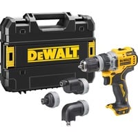 DEWALT DCD703NT-XJ 12V XR Multi-Head Boormachine schroeftol Geel/zwart, Incl. T STAK-Box + 4x gereedschapshouders, Accu en oplader niet inbegrepen