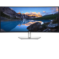 Dell UltraSharp U4025QW 40" 4K UHD Curved UltraWide monitor Zilver, HDMI, DisplayPort, Thunderbolt 4, USB-C, Audio, LAN, 120 Hz