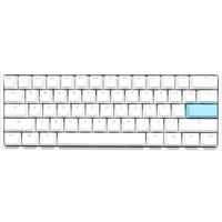 Ducky One 2 Pro Mini White Classic, gaming toetsenbord Wit, US lay-out, Cherry MX Silent Red, RGB led, Double-shot PBT, QUACK Mechanics, 60%