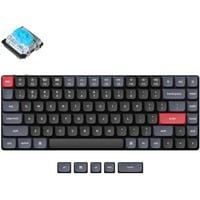 Keychron K3 Pro-A2, toetsenbord Zwart, US lay-out, Gateron Low Profile Mechanical Blue, White leds, 75%, Double-shot PBT, Bluetooth 5.1