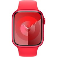Apple Watch Series 9 smartwatch Rood/rood, Aluminium, 45 mm, Sportbandje (S/M), GPS + Cellular