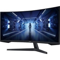 Samsung Odyssey G5 34" Curved UltraWide gaming monitor Zwart, HDMI, DisplayPort, 165 Hz