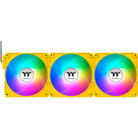 Thermaltake CT120 EX ARGB Sync PC Cooling Fan Bumblebee (3-Fan Pack) case fans Geel, 3 stuks, 120 x 120 x 25 mm, PWM