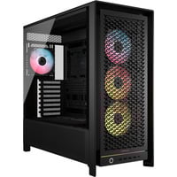 Corsair midi tower behuizing Zwart | 4x USB-A | 1x USB-C | RGB | Window