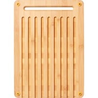 Fiskars Functional Form Bamboe broodsnijplank Houtkleur, FSC-gecertificeerd bamboe | met gegleufde kant