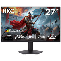 HKC G27H3D Fast IPS gaming monitor 27"  Zwart, 2x HDMI, 1x DisplayPort, 240Hz