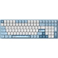 Iqunix F97 Wintertide Wireless Mechanical Keyboard Lichtblauw, US lay-out (QWERTY), Cherry MX Silent Red, 96%, RGB leds, Hot-swappable, PBT, 2.4GHz | Bluetooth 5.1 | USB-C