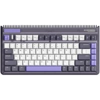 Iqunix OG80 Lavandin Wireless Mechanical Keyboard, gaming toetsenbord Lavendel, US lay-out, Cherry MX Brown, RGB leds, 80% (TKL), Hot-swappable, PBT, 2.4GHz | Bluetooth 5.1 | USB-C