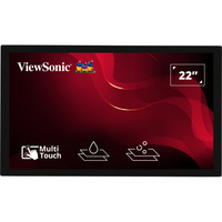 ViewSonic XF2230 21.5” FHD open frame touchmonitor 21.5" Zwart, HDMI, DisplayPort, VGA, 24/7 gebruik