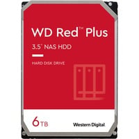 WD Red Plus, 6 TB harde schijf WD60EFPX, SATA 600, 24/7, AF