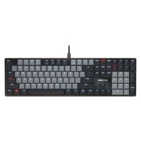 CHERRY KC 500 MX LP, toetsenbord Zwart, US lay-out, Cherry MX Low Profile 2.0 Ivory, White led, PBT keycaps