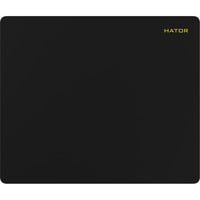 Hator Tonn L gaming muismat Zwart/geel