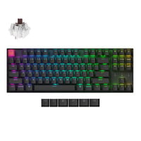 Keychron K8X-H3 RGB mechanisch toetsenbord Zwart, US lay-out (QWERTY), Keychron Super Brown, 80% (TKL), RGB, Cherry Double-shot PBT Keycaps, Hot Swap, Bluetooth | USB-C