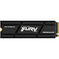 Kingston FURY Renegade met Heatsink 2 TB SSD Zwart, SFYRDK/2000G, PCIe 4.0 NVMe, M.2 2280