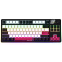LORGAR KBP70TKLW, gaming toetsenbord Zwart, US lay-out, TKL, RGB, Hot-swappable, PBT Double-shot, Bluetooth / 2.4GHz / USB