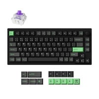Lemokey P1 HE-M1Z Wireless Magnetic Switch Custom Gaming Keyboard Zwart, US lay-out, Gateron Double-Rail Magnetic Nebula, 75%, RGB leds, Double-shot PBT, hot swap, 2.4 / Bluetooth / USB-C, Knob