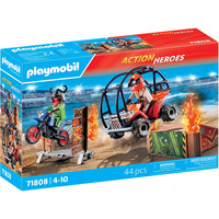 PLAYMOBIL Action Heroes - Stuntshow Constructiespeelgoed 71808