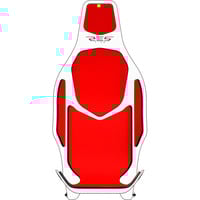 Res-Tech X1 Seat Pad kussen Rood