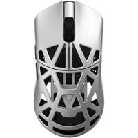 WLMouse Beast X Max V2 Wireless Gaming Mouse - Silver Zilver, 50 - 50.000 dpi, 8K, 2.4GHz / USB-C