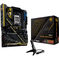 ASRock X870E Taichi OCF socket AM5 moederbord Zwart/geel, RAID, 5 Gb-LAN, Wi-Fi 7, BT 5.4, Sound, ATX