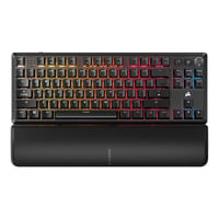 Corsair K70 CORE TKL WIRELESS RGB mechanisch gaming toetsenbord Zwart, US lay-out (QWERTY), Corsair MLX Red v2, 80% (TKL)	, RGB, ABS Double shot, Hot-swap, 2,4 GHz / Bluetooth / USB