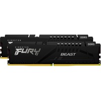 Kingston FURY 64 GB DDR5-6000 Kit werkgeheugen Zwart, KF560C30BBK2-64, Beast, XMP