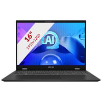 MSI Prestige 16 AI Evo B1MG-232NL 16"  laptop Donkergrijs | Ultra 7 165H | Arc Graphics | 16 GB | 512 GB SSD