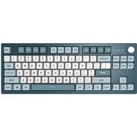 Montech Mkey Freedom TKL, toetsenbord Donkerblauw/wit, US lay-out, Gateron G Pro Brown, TKL, Hot-swappable, RGB, PBT