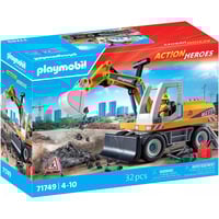 PLAYMOBIL Action Heroes - Grote graafmachine Constructiespeelgoed 71749