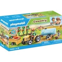 PLAYMOBIL Country - Tractor met aanhanger en watertank Constructiespeelgoed 71442