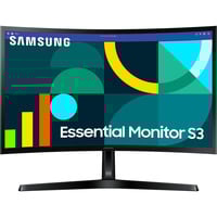SAMSUNG S24D366GAU Essential S3 S36GD 24" Curved monitor Zwart, 100 Hz | HDMI | VGA