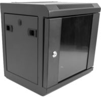 DeLOCK 10″-netwerkkast met glazen deur server rack Zwart, 6U