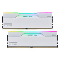 KLEVV CRAS V RGB 32 GB DDR5-6000 (2x 16 GB) werkgeheugen Wit, KD5AGUA80-60A300J, XMP, EXPO